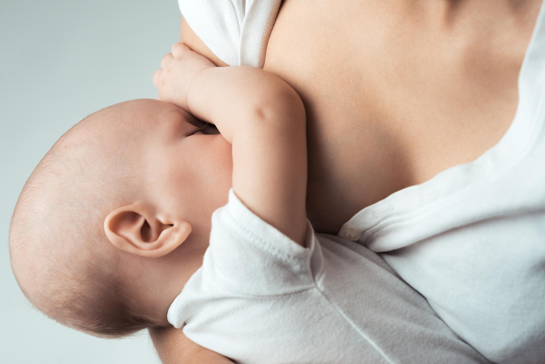 baby breastfeeding