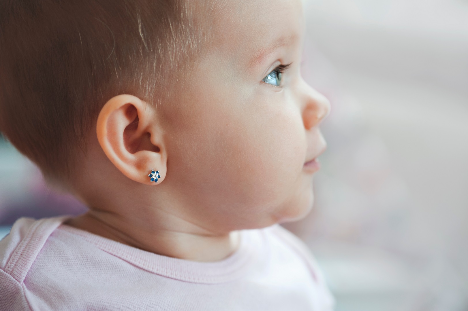 Side Profile Baby Ear Earring