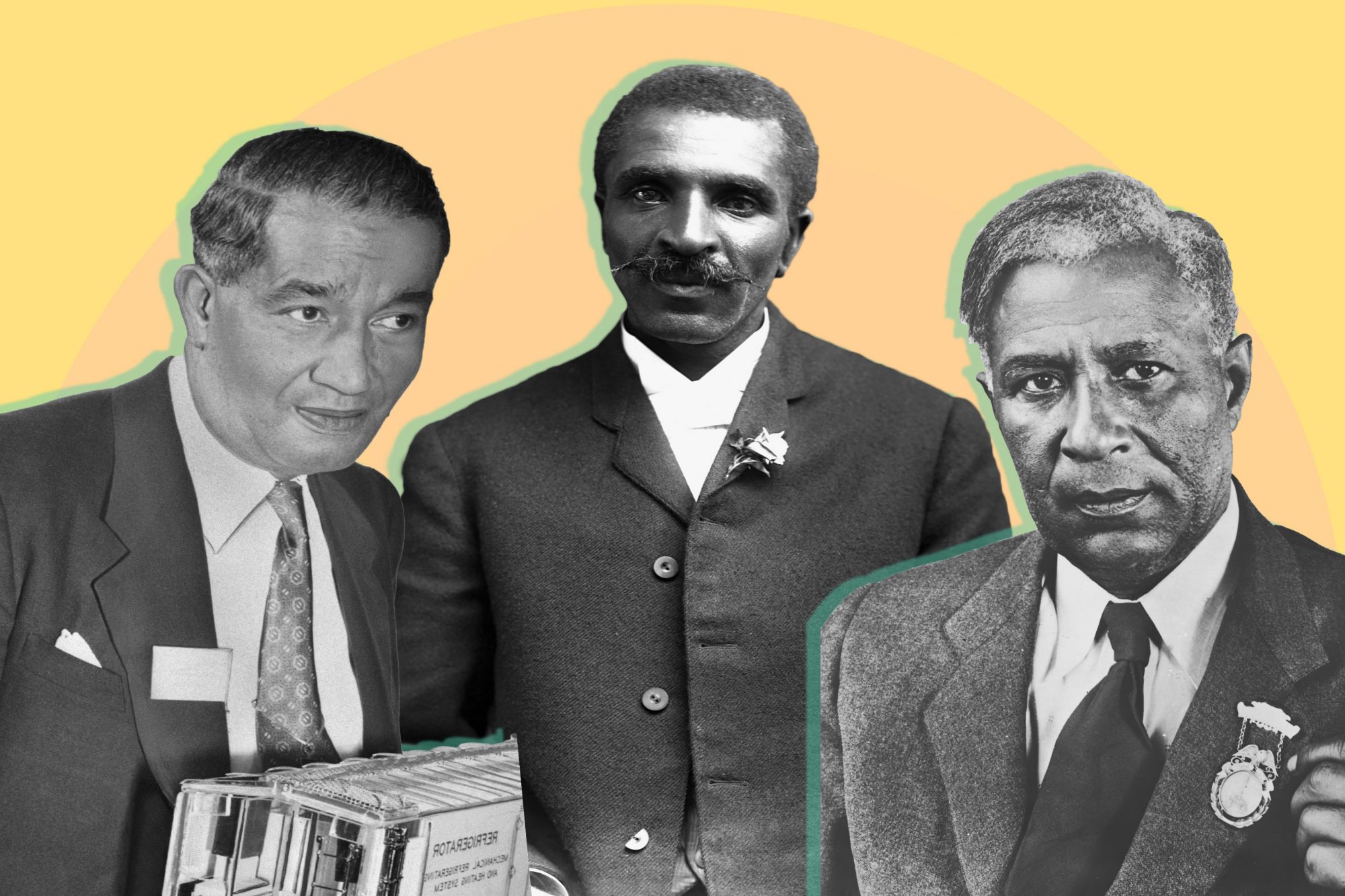 An image of 3 Black inventors.