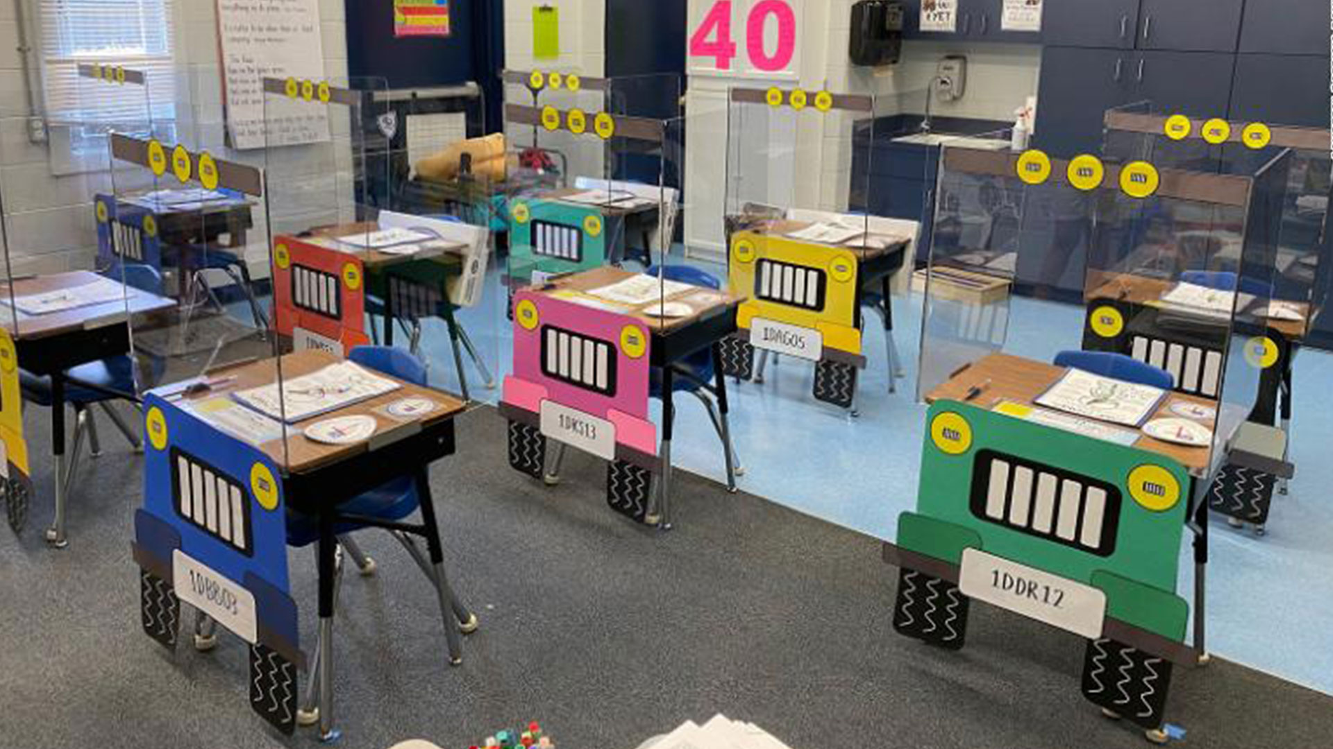 Jeep Classroom Desks