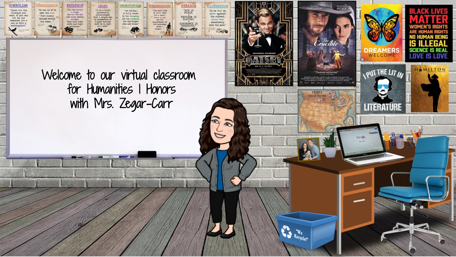 bitmoji classroom for virtual learning